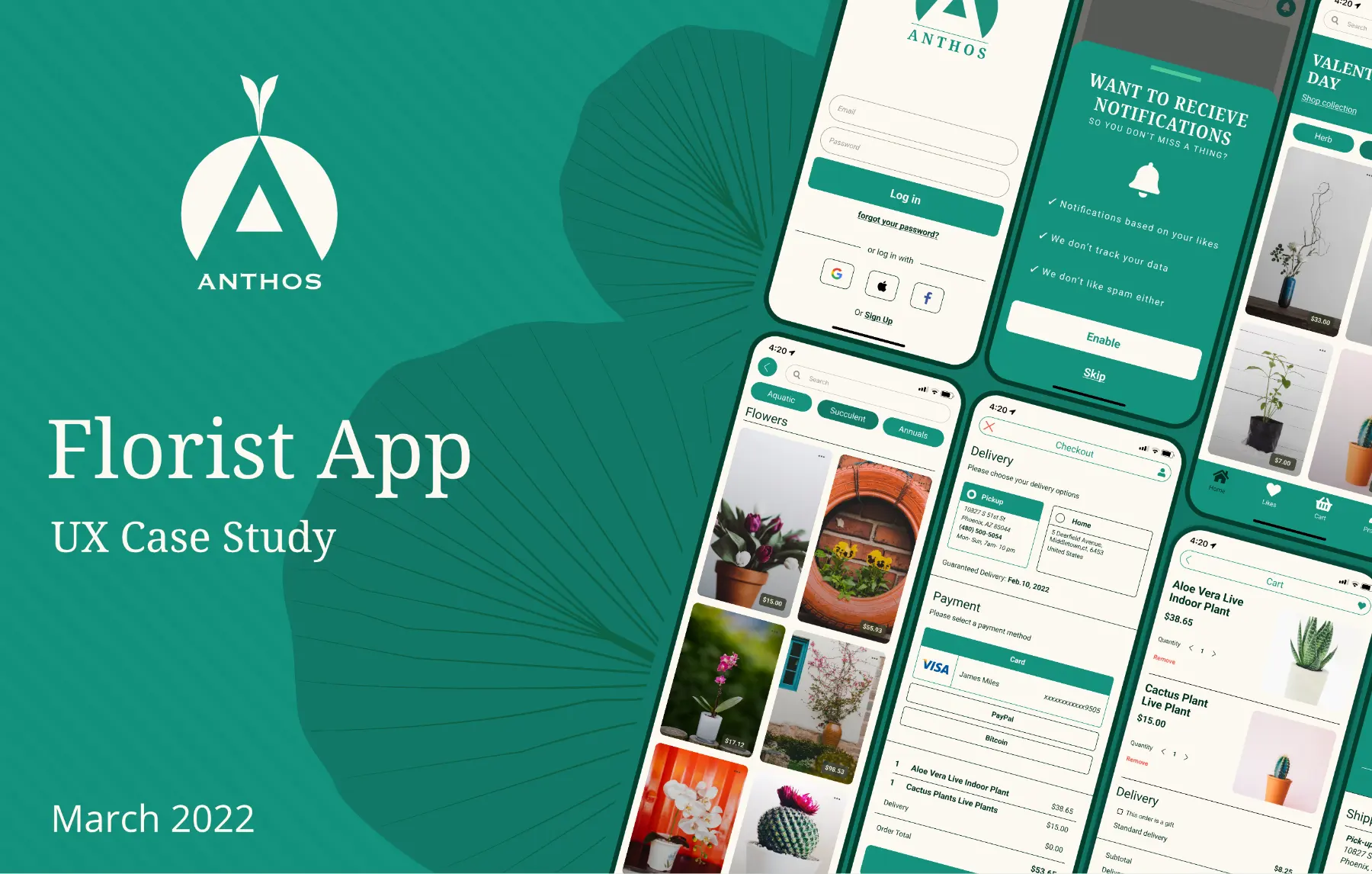 Florist App - UX Case Study